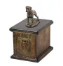 Bokser urna ze statuetką drewniana Art-Dog
