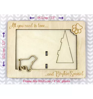 Boykin Spaniel ramka na zdjęcie ze sklejki Art-Dog