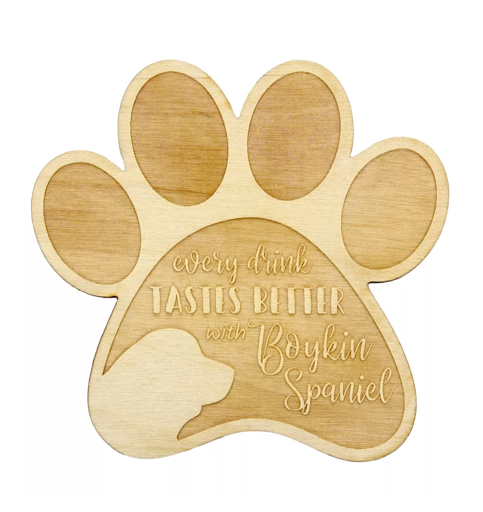Boykin Spaniel podkładka pod kubek ze sklejki Art-Dog