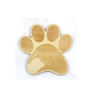 Boykin Spaniel - Tasse Untersetzer, graviert Untersetzer mit Hund, Geschenk für Hundeliebhaber von Art-Dog Marke