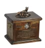 Boxer II - urne pour les cendres de chien, urne avec une statuette, urne personnalisée pour les cendres de chien de la marque Art-Dog