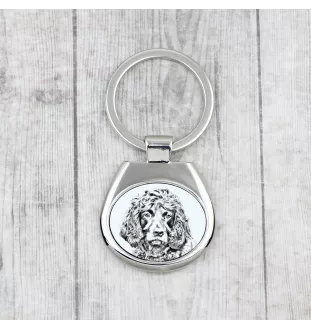 Boykin Spaniel, Swamp Poodle - keychain with a dog, keychain with a print, personalized pendant from the Art-Dog brand