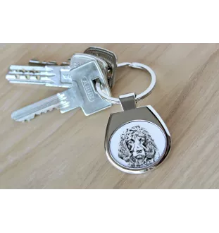 Boykin Spaniel, Swamp Poodle - keychain with a dog, keychain with a print, personalized pendant from the Art-Dog brand