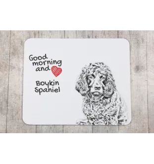 Boykin Spaniel - tapis de souris personnalisé avec impression, tapis de souris personnalisé avec chien, accessoire unique pour employé de bureau de la marque Art-Dog