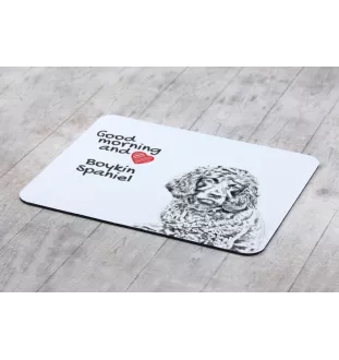 Boykin Spaniel - Mauspad mit Druck, personalisiertes Mauspad mit Hund, einzigartiges Gadget für Büroangestellte von Art-Dog.