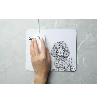 Boykin Spaniel - tapis de souris personnalisé avec impression, tapis de souris personnalisé avec chien, accessoire unique pour employé de bureau de la marque Art-Dog