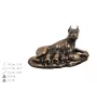Boxer, Deutscher Boxer II - Hund Ascheurne, klassische Urne mit Statue, elegante Urne mit Hund von der Marke Art-Dog