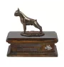 Boxer, Deutscher Boxer urne in Hundeasche, personalisierte Urne mit Statue, Holzurne mit Hund von Art-Dog