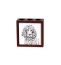 Boykin Spaniel, Swamp Poodle - pen holder with a dog, desk organizer with a print, personalized desk decoration from the Art-Dog brand.