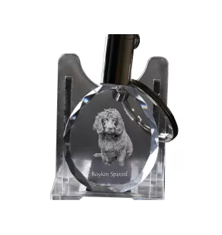 Boykin Spaniel - Anhänger mit einem Foto eines Hundes, Schlüsselanhänger aus Kristall in einer Geschenkbox, ein einzigartiges Geschenk von Art-Dog