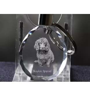 Boykin Spaniel - pendentif avec une photo de chien, porte-clés en cristal dans une boîte cadeau, un cadeau unique par Art-Dog