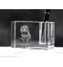 Boykin Spaniel - Stifthalter, Kristallorganizer mit Hundefoto, einzigartige Schreibtischdekoration der Marke Art-Dog