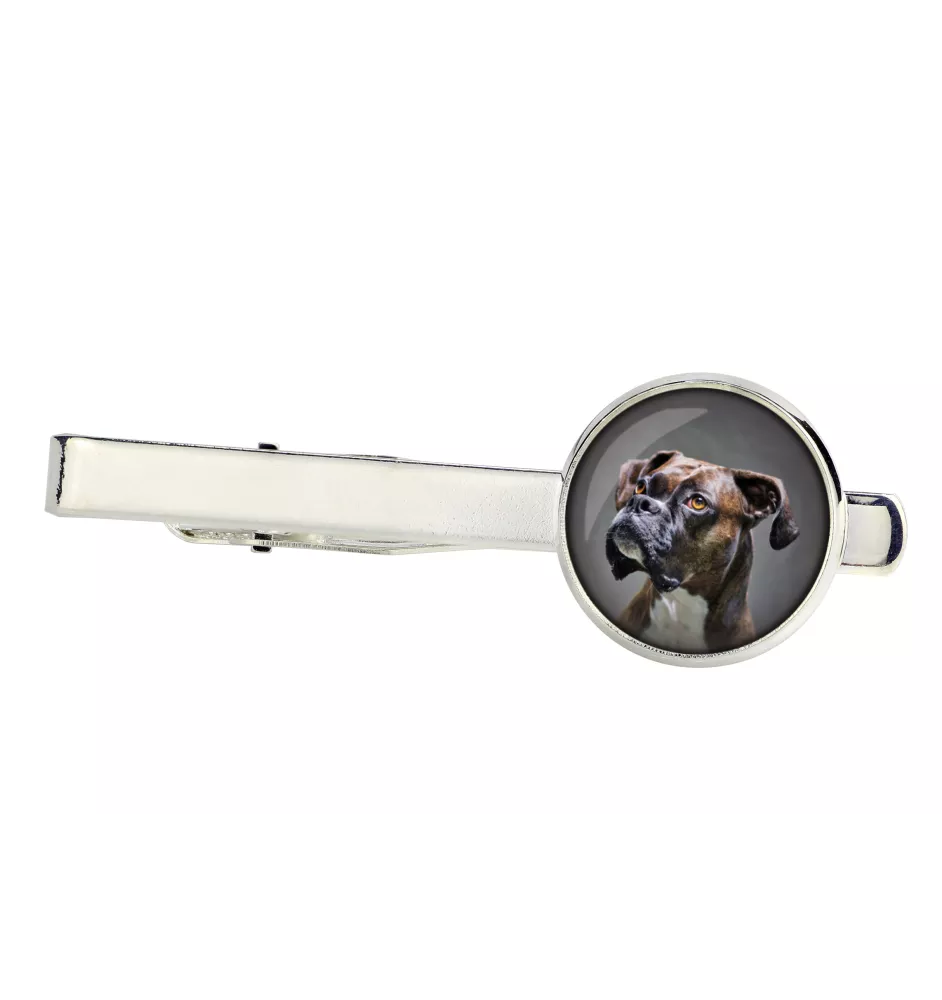 Boxer I - pince à cravate, accessoire, bijou pour tenue de soirée de la marque Art-Dog