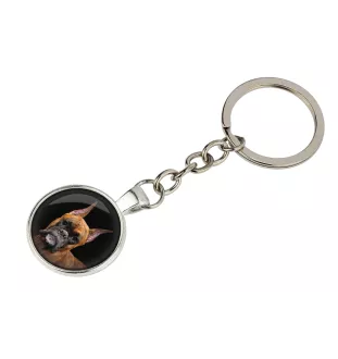 Boxer III - porte-clés avec votre photo, accessoire pour clés, breloque pour sac de la marque Art-Dog