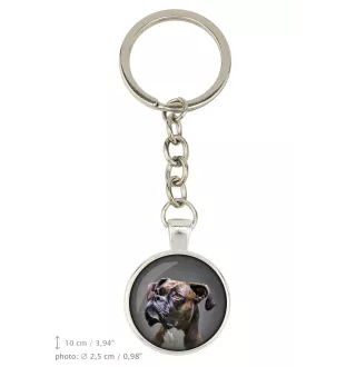 Boxer, German Boxer I - keychain with your photo, key decoration, bag pendant from Art-Dog brand