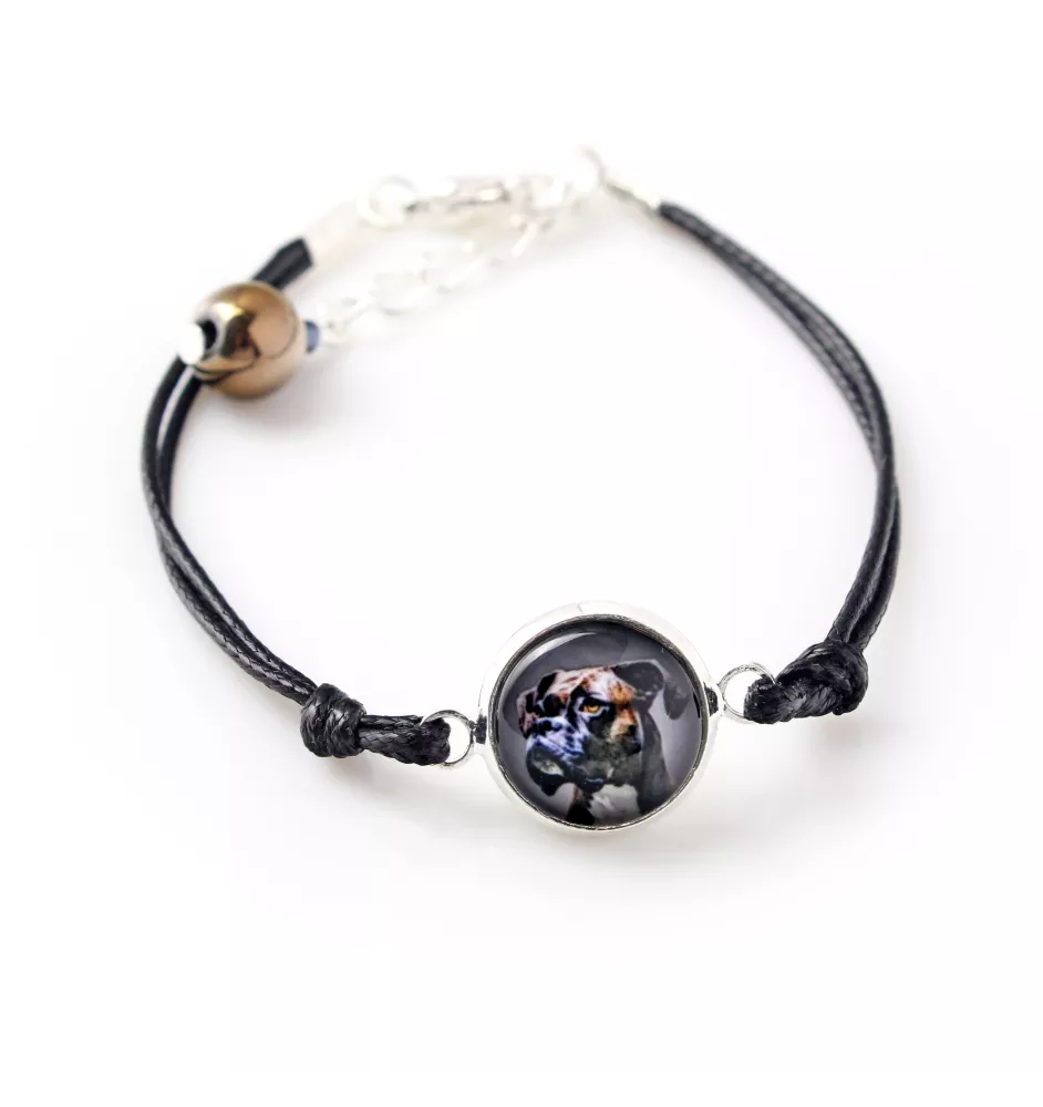 Boxer I - bracelet avec votre photo faite à la main, bijoux unique de la marque Art-Dog