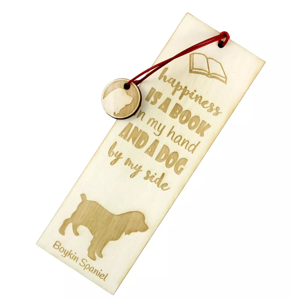 Boykin Spaniel, Swamp Poodle - dog bookmark, personalized bookmark, dog gadget for Art-Dog brand readers