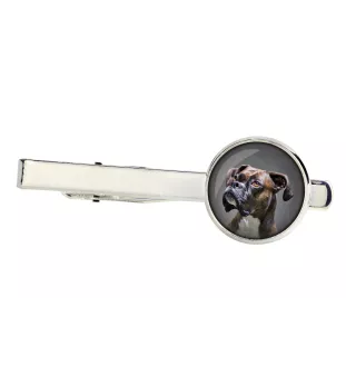 Boxer I - pince à cravate dans une boîte, cravate élégante, bijoux personnalisés de la marque Art-Dog