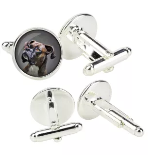 Boxer I - Boutons de manchette dans une boîte, bijoux faits à la main, produit de la marque Art-Dog