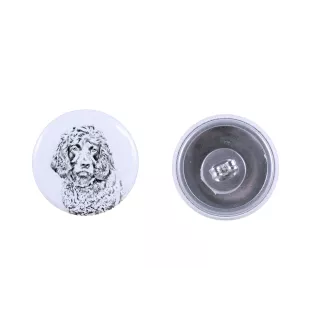 Boykin Spaniel, Swamp Poodle - unique dog earrings, your pet on a keychain, Art-Dog's own brand