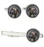 Boxer I - Boutons de manchette et cravate avec votre photo, accessoire de costume, bijoux pour hommes de la marque Art-Dog.