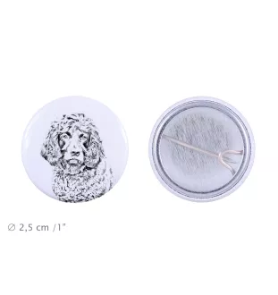 Boykin Spaniel - Anstecknadel mit Ihrem Hund, fügen Sie Ihr eigenes Foto hinzu, Marke Art-Dog