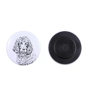 Boykin Spaniel Magnet mit einem Hundepfotenabdruck, außergewöhnlich leicht, starker Magnet, handgefertigtes Produkt der Marke Art-Dog