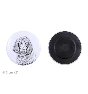 Boykin Spaniel Magnet mit einem Hundepfotenabdruck, außergewöhnlich leicht, starker Magnet, handgefertigtes Produkt der Marke Art-Dog