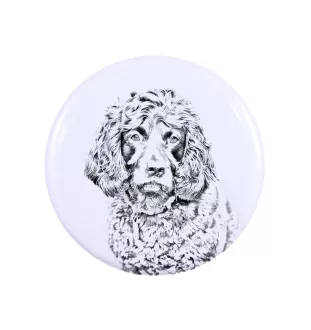 Boykin Spaniel Magnet mit einem Hundepfotenabdruck, außergewöhnlich leicht, starker Magnet, handgefertigtes Produkt der Marke Art-Dog