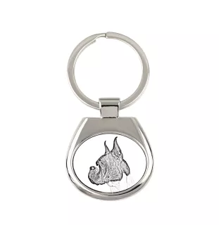 Boxer I - porte-clés avec chien, porte-clés imprimé, breloque personnalisée de la marque Art-Dog