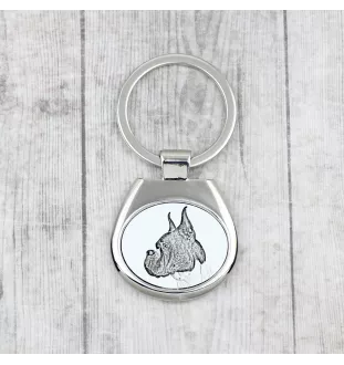Boxer I - porte-clés avec chien, porte-clés imprimé, breloque personnalisée de la marque Art-Dog
