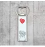 Boxer, German Boxer III - bottle opener with a dog, personalized fridge opener, unique gift for a man by Art-Dog brand