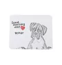Boxer, Deutscher Boxer III - Mauspad mit Druck, personalisiertes Mauspad mit Hund, einzigartiges Gadget für Büroangestellte von Art-Dog.