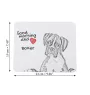 Boxer, Deutscher Boxer III - Mauspad mit Druck, personalisiertes Mauspad mit Hund, einzigartiges Gadget für Büroangestellte von Art-Dog.
