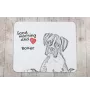 Boxer, German Boxer III - mouse pad with print, personalized dog-themed mouse pad, unique gadget for an office worker by Art-Dog brand