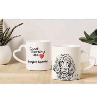 Boykin Spaniel - tasse avec chien, une tasse adorable avec une anse en forme de cœur, un cadeau universel de la marque Art-Dog