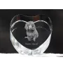 Boykin Spaniel, Swamp Poodle - a photo of a dog in crystal, crystal heart, unique photo frame from the Art-Dog brand