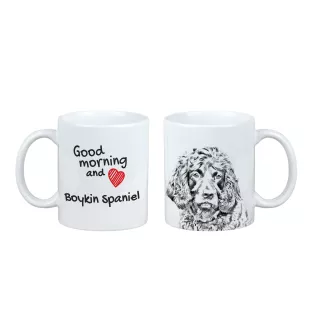 Boykin Spaniel, Swamp Poodle - cup with a dog, cup with a photo, personalized gift from the Art-Dog brand