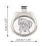 Boxer, German Boxer III - dog necklace, personalized pendant with a photo, unique necklace for women and men by Art-Dog brand