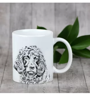 Boykin Spaniel, Swamp Poodle - cup with a dog, cheerful cup for a dog lover, personalized gift from the Art-Dog brand