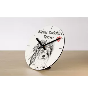 Boxer, German Boxer I - wall clock with a dog, shelf clock with a print, personalized home decoration from the Art-Dog brand