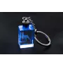 Boxer, German Boxer III - Crystal key ring with dog photo, illuminated key ring, unique gift by Art-Dog brand