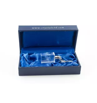 Boxer I - Porte-clés en cristal avec photo de chien, porte-clés lumineux, cadeau unique de la marque Art-Dog