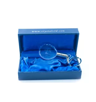 Boxer I - pendentif avec une photo de chien, porte-clés en cristal dans une boîte cadeau, un cadeau unique par Art-Dog