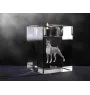 Bokser świecznik kryształowy z psem Art-Dog
