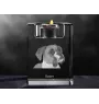 Bokser świecznik kryształowy z psem Art-Dog