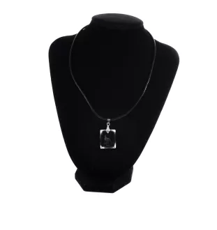 Boxer, German Boxer III - Crystal dog pendant, photo necklace, unique jewellery by Art-Dog