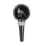 Boxer, German Boxer III - Crystal bottle stopper, unique wine stopper with photo, personalised gift for sommelier by Art-Dog brand
