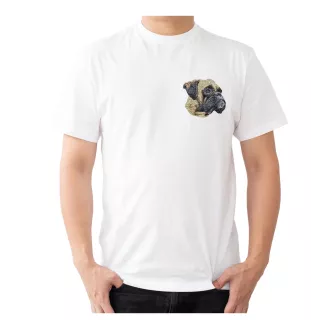 Boxer, Deutscher Boxer II - Hund geformtes Aufnäher, besticktes Patch, einzigartiges Dekor für den Rucksack der Marke Art-Dog