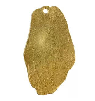 Briard, Berger de Brie I - Gilded key ring with dog in gift box, handbag decoration, luxury accessory by Art-Dog brand
